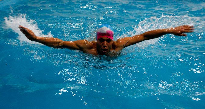 First-time Olympian Bahawi, who took up taekwondo at the behest of his family because he kept kicking his friends, said triumph at international competitions could be a way to lift security at home. ?Sport brings a message of peace and stability in the country,? said the tall 25-year-old from the country's eastern Kapisa province before knocking flat a team mate with two quick kicks on his side. Afghan coach Bashir Taraki, who trains them alongside Korea's Min Sin-hak, downplayed the attraction to the fighting aspe