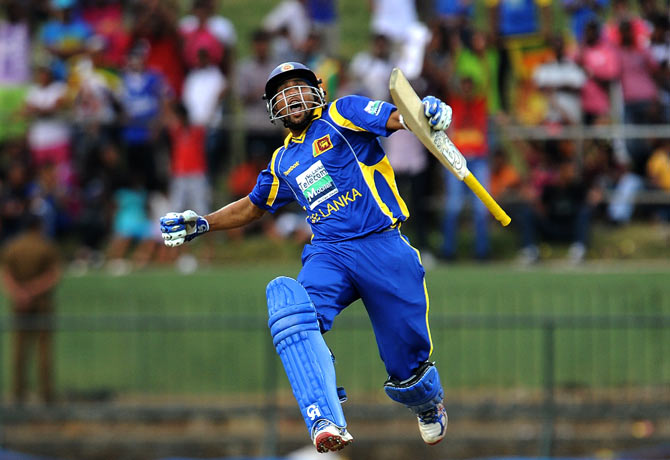 Tilikaratne Dilshan scored his 13th ODI hundred for Sri Lanka. ? Photo by AFP