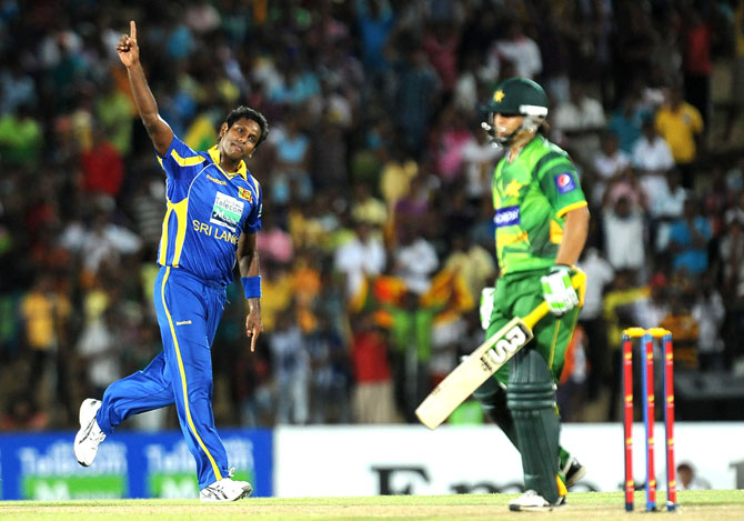 Pakistan vs Sri Lanka; first Twenty20 at Hambantota ended in a 37-run win for Sri Lanka. – Photo by AFP