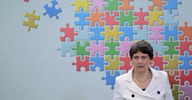 UNDP Administrator Helen Clark UN Development Programme (UNDP) AdministratorHelen Clark speaks during a ceremony for the MDG Brazil Award at Planalto Palace. – Reuters