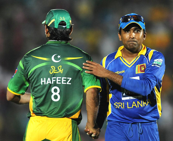 Pakistan vs Sri Lanka; first Twenty20 at Hambantota ended in a 37-run win for Sri Lanka. – Photo by AFP