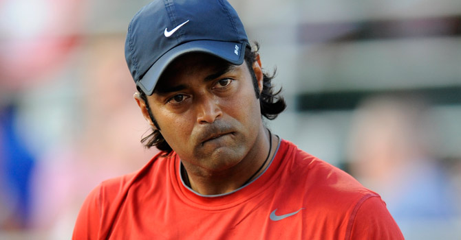 Washington-Kastles'-Leander-Paes-reacts-during-a-World-TeamTennis-mixed-doubles-match-against-the-New-York-Sportimes670 Washington Kastles' Leander Paes reacts during a World TeamTennis mixed doubles match against the New York Sportimes.—AP Photo