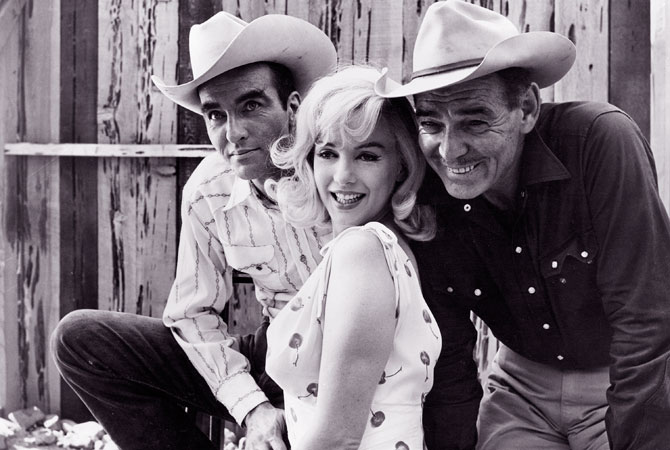 Actors (L-R) Montgomery Clift, Marilyn Monroe, and Clark Gable are shown in this undated publicity photograph from their 1961 film "The Misfits", directed by John Huston with music by composer Alex North. Hollywood will mark the 50th anniversary of the death of the iconic star on August 5, 2012. — Reuters Photo