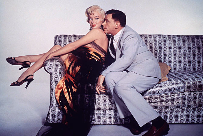 Actors Marilyn Monroe and Tom Ewell are shown in a scene from their 1955 film "The Seven Year Itch" which is featured in a new DVD set, the Forever Marilyn Collection, featuring her classic films. Hollywood will mark the 50th anniversary of the death of the iconic star on August 5, 2012. — Reuters Photo