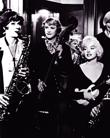 Actors Jack Lemmon (C) and co-stars Tony Curtis (L) and Marilyn Monroe are shown in a scene from their 1959 comedy film "Some Like It Hot". Hollywood will mark the 50th anniversary of the death of the iconic star on August 5, 2012. — Reuters Photo