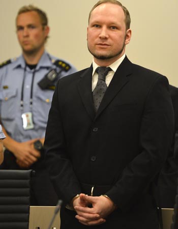 Anders-Behring-Breivik-arrives-in-court-room-250-at-Oslo-central-court350 Anders Behring Breivik arrives in court room 250 at Oslo central court. — AFP Photo