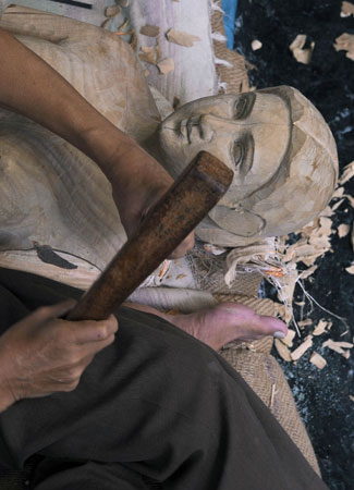 After several decades of producing altars and effigies, they completed their first personal memorial about 20 years ago, and demand has surged in recent times.