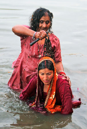 Jhiri Mela in Jammu symbolizes courage, honesty and compassion. ? Photo by AP