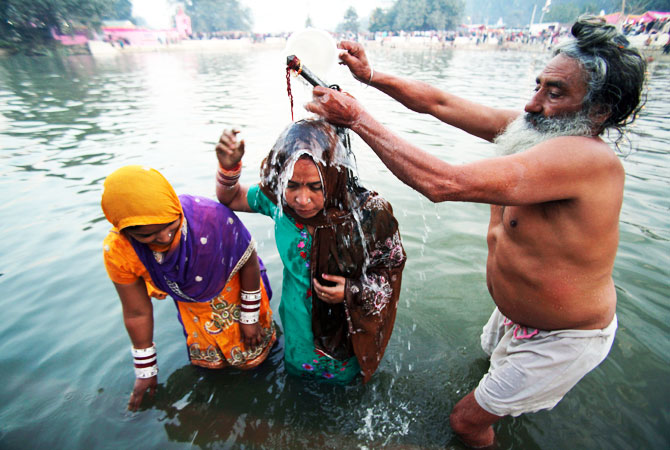 It also upholds the values, customs and culture of the Indians. ? Photo by AP