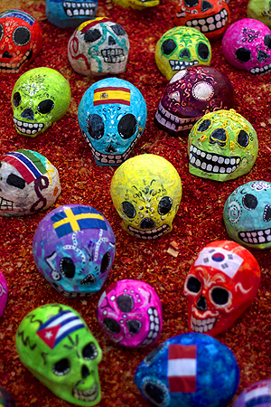 Tradition includes building altars honouring their deceased relatives and this year, the National Autonomous University of Mexico dedicated it to Mexico's indigenous peoples.