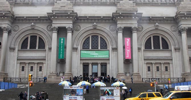 The exterior of the Metropolitan Museum of Art in New York. —Photo by AP