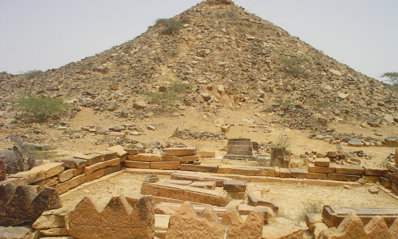 The graves of the eight mataaras. -Photo by Gul Hasan Kalmati