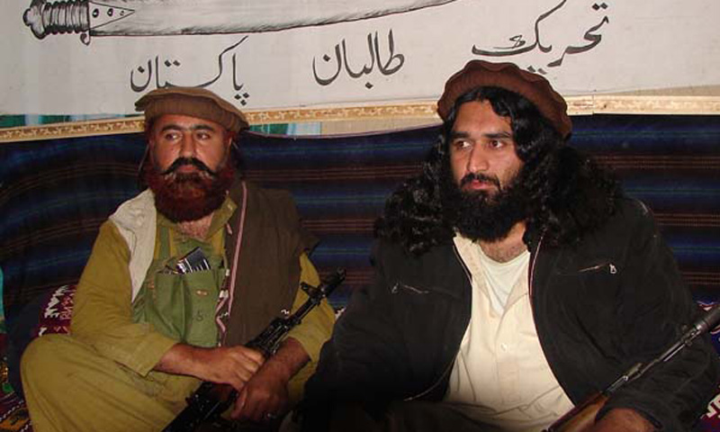 Mast Gul (left) is seen with Mufti Hassan Swati in this file photo