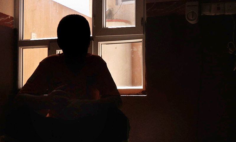 In this Sunday, July 12, 2015 image made from video, Yahya, a 14-year-old from the Yazidi religious minority, talks about life in an Islamic State training camp, during an interview from a camp for internally displaced people outside Dohuk in the northern Kurdish region of Iraq. &mdash; AP
