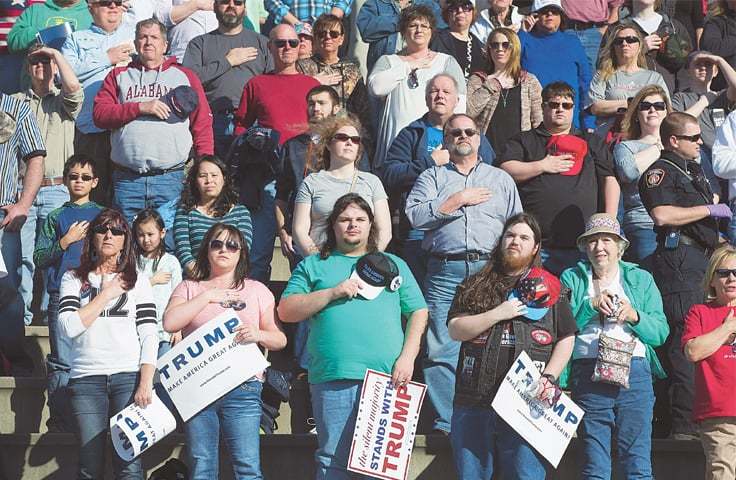 Trump attracts crowd for Louisville stop