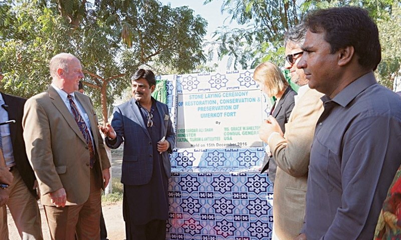 Us Diplomat Launches Umerkot Fort Restoration Scheme Newspaper