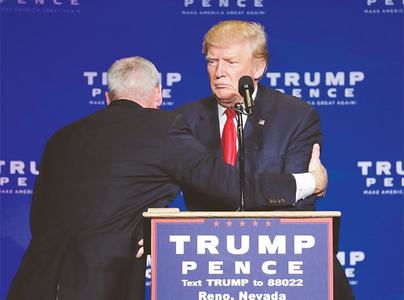 Trump presses into Democratic territory in final days