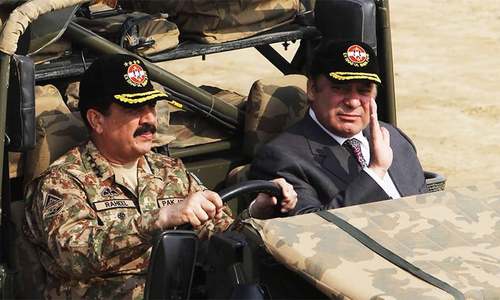 PM Nawaz, Gen Raheel inspect 'combat-readiness' of troops with Raad-ul-Barq