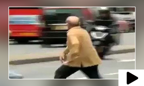 شہباز شریف کی لندن میں سڑک پار کرنے کی ویڈیو وائرل