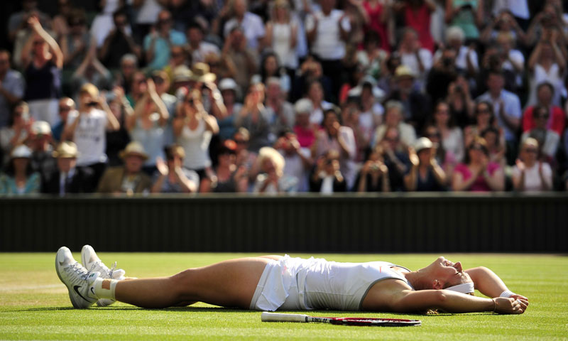 Eventually, it was Lisicki who came through, 9-7 in the last, booking a final date with Marion Bartoli