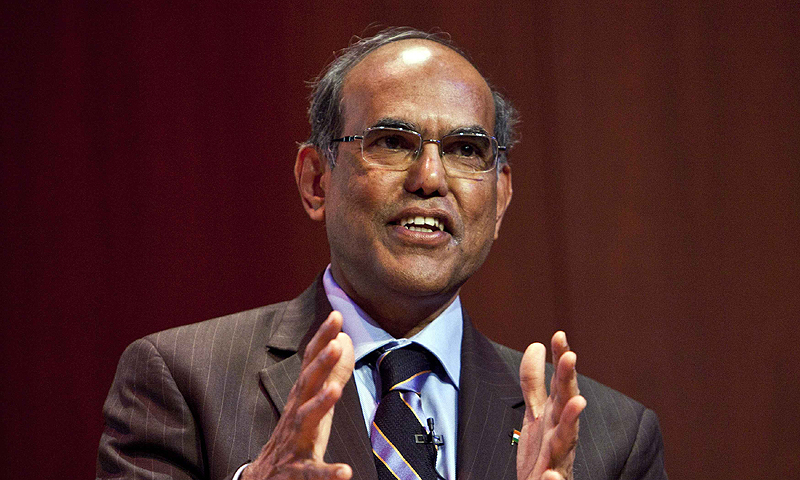 Duvvuri Subbarao, governor of the Reserve Bank of India, speaks during "The Citi Series on Asian Business Leaders" at the Asia Society in New York in this August 29, 2012 file photo. The identity of India's next central bank chief remains a matter of speculation even as Reserve Bank of India Governor Subbarao scrambles to support an embattled rupee with less than seven weeks to go before he is due to leave office. An extension of Subbarao's tenure, once unlikely, has become a possibility as the rupee reels from a s
