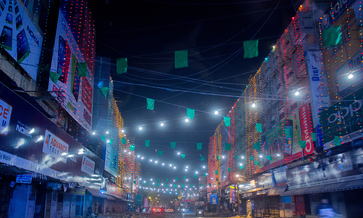 Lighting at Saddar, Karachi. — Muhammad Umar Lighting at Saddar, Karachi. — Muhammad Umar