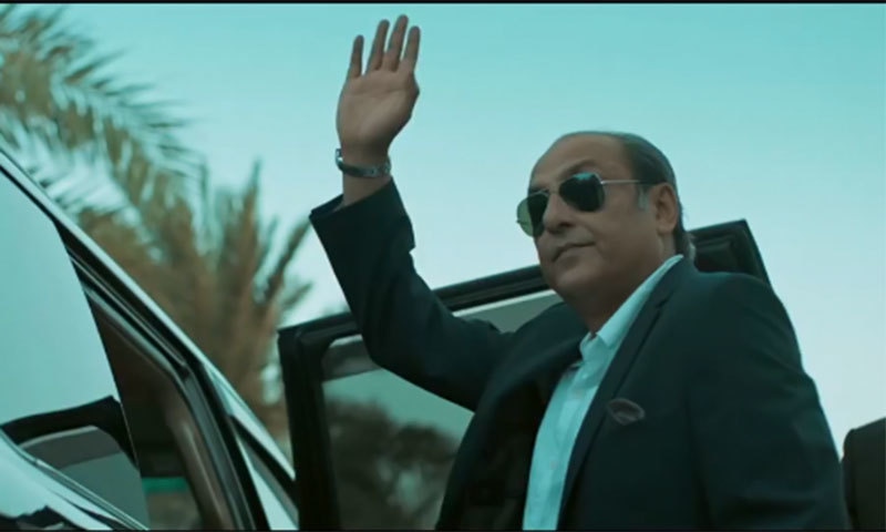 ساجد حسن فلم میں مافیا باس کے کردار میں