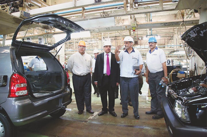 A Suzuki plant in Karachi.
