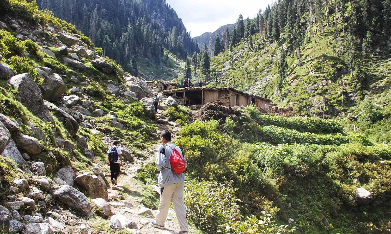 The enchanting Bashigram Lake can be reached after five to seven hours trekking.