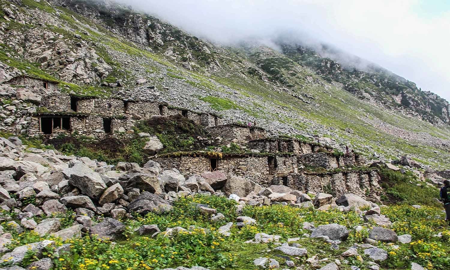 A majestic view near Bashigram Lake in Kalam Vally.