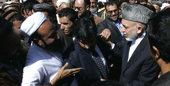 Hamid Karzai, Afghan taliban