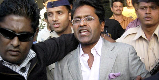 Lalit Modi was suspended as IPL chairman following allegations of corruption, indiscipline and money-laundering – all of which he denies. —AP/File Photo