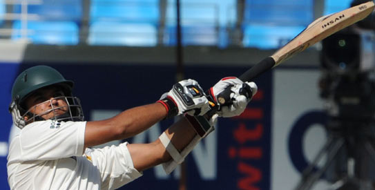 Azhar Ali scored his second half-century of the match. —AFP Photo