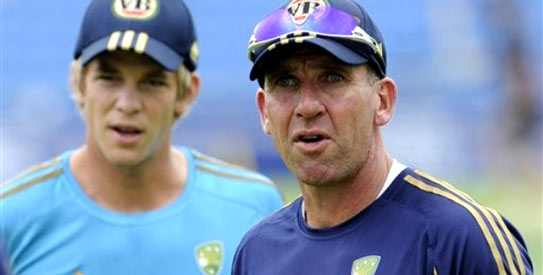 Australian cricket team coach Tim Nielsen says “the team is tough enough not to allow uneducated opinion upset it.” —AP/File Photo