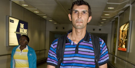 Zulqarnain Haider fled the team hotel in Dubai on the morning of the fifth and final one-day against South Africa on November 8, claiming he received death threats from unknown people to influence the results of matches. —AP Photo