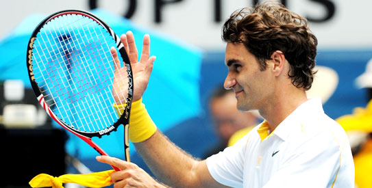 federer-ausopensemi Federer outclassed compatriot Stansilas Wawrinka 6-1 6-3 6-3.