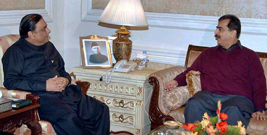 Gilani, Zardari