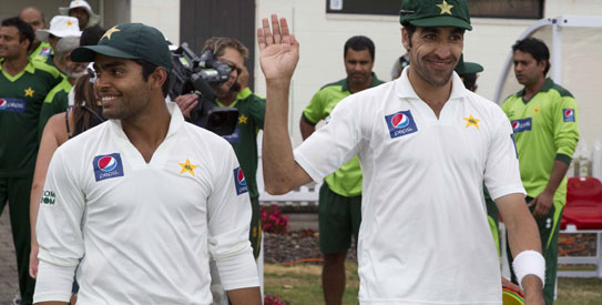 pakistan vs new zealand, pakistan in new zealand 2010, pakistan vs new zealand hamilton, misbah-ul-haq