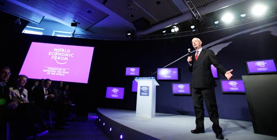 Klaus Schwab, world economic forum, davos