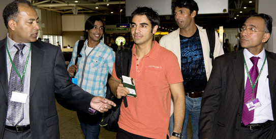 spot-fixing scandal, match-fixing scandal, mohammad amir, mohammad asif, salman butt, icc hearing, cricket scandal, news of the world, mazhar majeed, doha, qatar, qatar financial centre, michael beloff, NBP, iqbal qasim