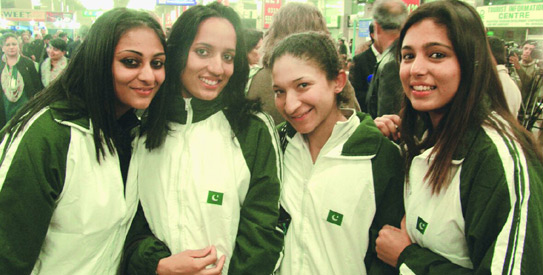 Pakistan-fed-cup-Dawn543 Fed Cup, pakistan tennis, ptf, Ushna Suhail, Sara Mansoor, Saba Aziz, Sara Mahboob