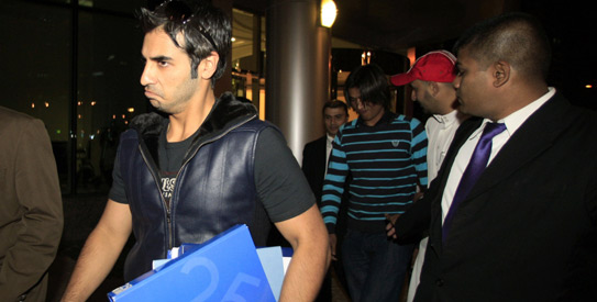 spot-fixing scandal, match-fixing scandal, mohammad amir, mohammad asif, salman butt, icc hearing, cricket scandal, news of the world, mazhar majeed, doha, qatar, qatar financial centre, michael beloff