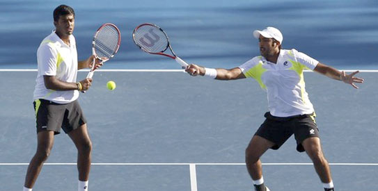 Aisam Qureshi and Rohan Bopanna are in the quarterfinals of the Miami ATP Masters. —File Photo by Reuters