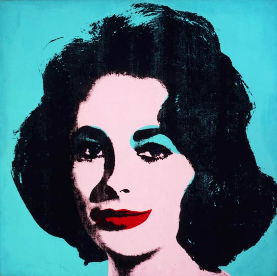 elizabeth taylor, Andy Warhol