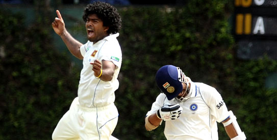 Malinga played his last Test match when India toured Sri Lanka in the summer of 2010. —File photo by AFP