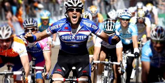 Weylandt claimed his biggest career win when he won the third stage of last year's Giro. —File photo by AFP