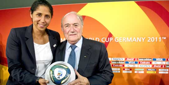 women's football, women's football world cup 2011, sepp blatter, steffie jones