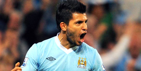 sergio aguero, roberto mancini