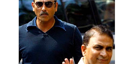ravi shastri, sunil gavaskar
