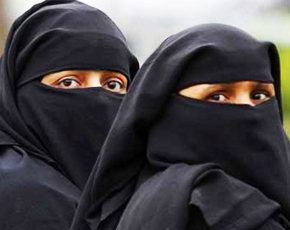 Beneath the burqa